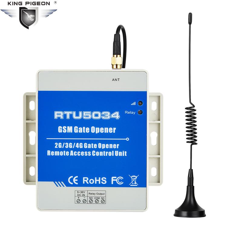 

GSM Gate Opener Relay Switch Remote Access Controller Automatic sliding door motor control by free phoen call RTU5034