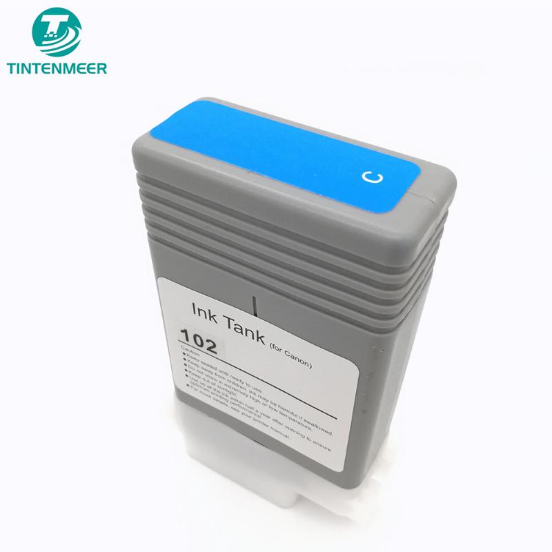 

TINTENMEER ink cartridge PFI-102 pfi 102 Cyan compatible for canon iPF500 iPF510 iPF600 iPF605 iPF610 iPF650 printer