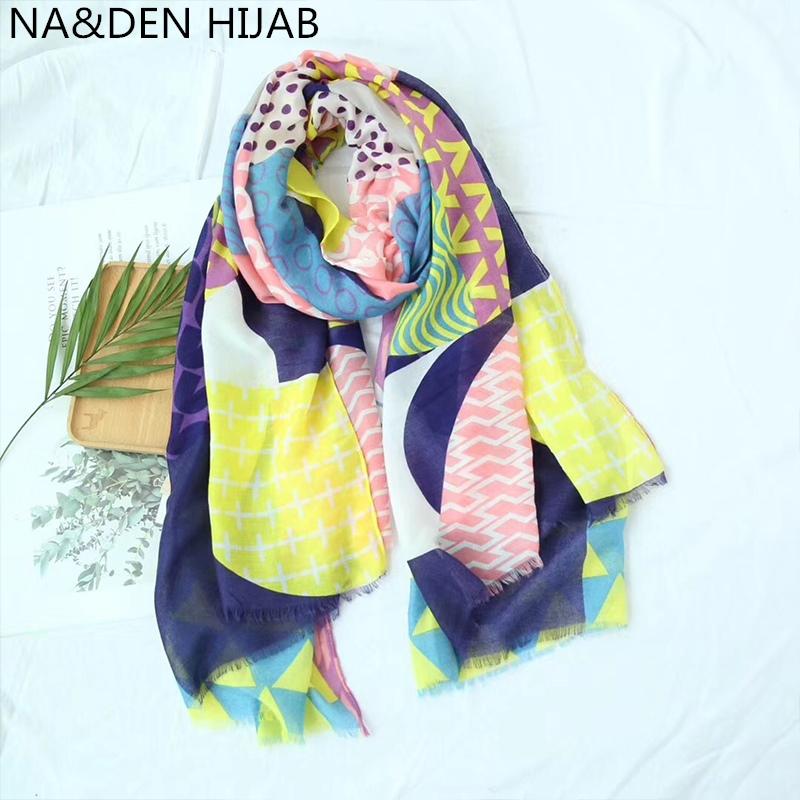 

High Quality geometric print cotton fringe scarf/scarves muslim headcover shawl islamic hijab 10pcs/lot hot sale fast shipping
