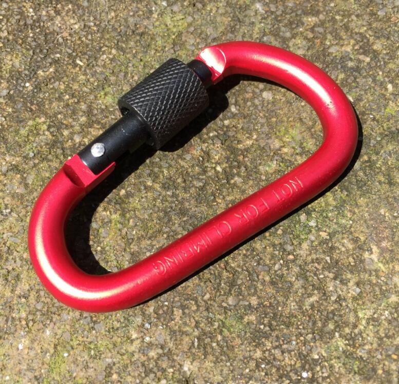 

Large bag D-shaped carabiner high quality aluminum alloy high quality aluminum alloy carabiner hook buckle color carabiner2021