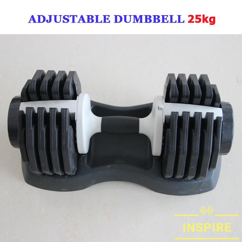 

Hot Adjustable Dumbbell 25KG Single Hand High Quality Dumbbell For Home Use Fitness Equipment 1PCS, Red