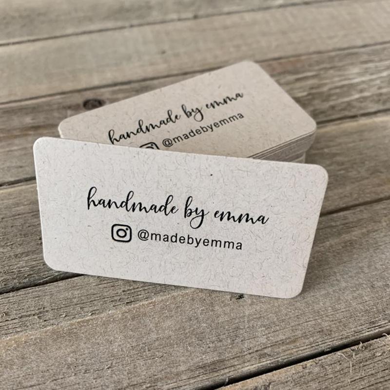 

Mini Business Cards Packaging Inserts Cards Social Media Small Online Business