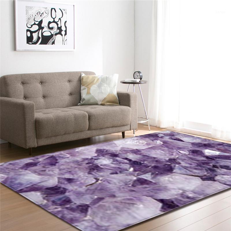 

Modern Stone Texture Printed Carpet for Living Room Anti-Slip Soft Kids Bedroom Kitchen Floor Mats Large Size Home Area Rug1, Yellow