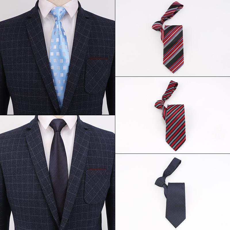 

Linbaiway 8cm Wedding Neck Ties for Men's Classic Tie Polyester Woven Tie Business Necktie Accessories Men Necktie Custom Logo1