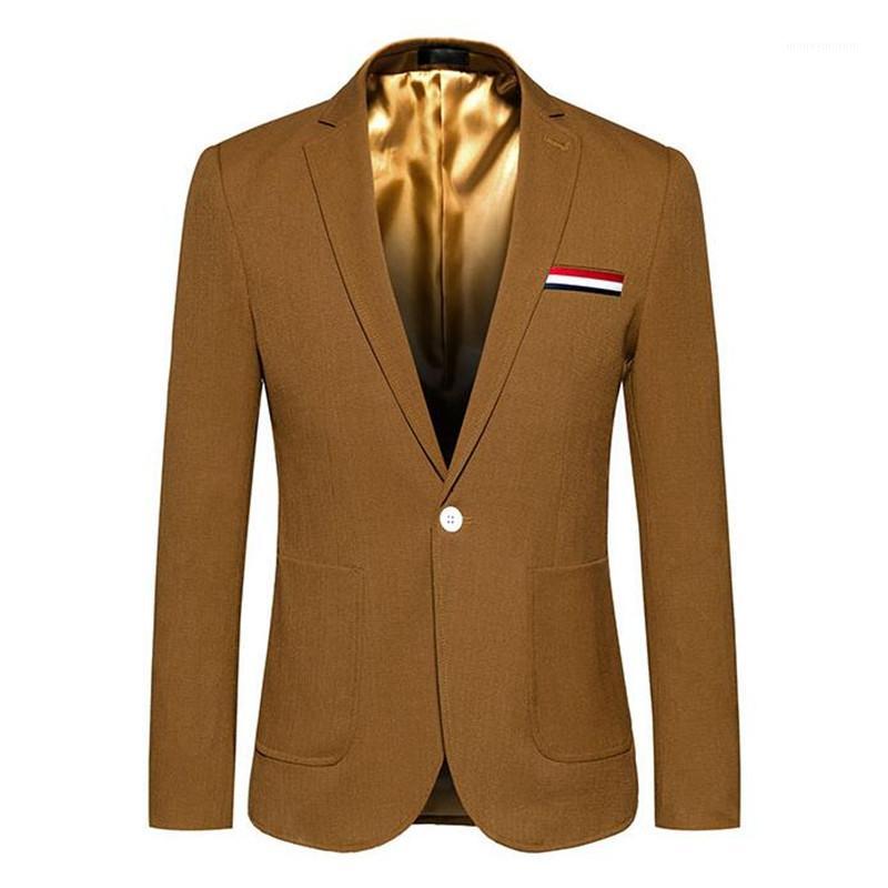 

5XL Men Blazer 2020 Cheap Suit Jackets For Men Korean Fashion Luxury Designer Blazer Masculino Slim Fit Terno Coat AR8881, Army green