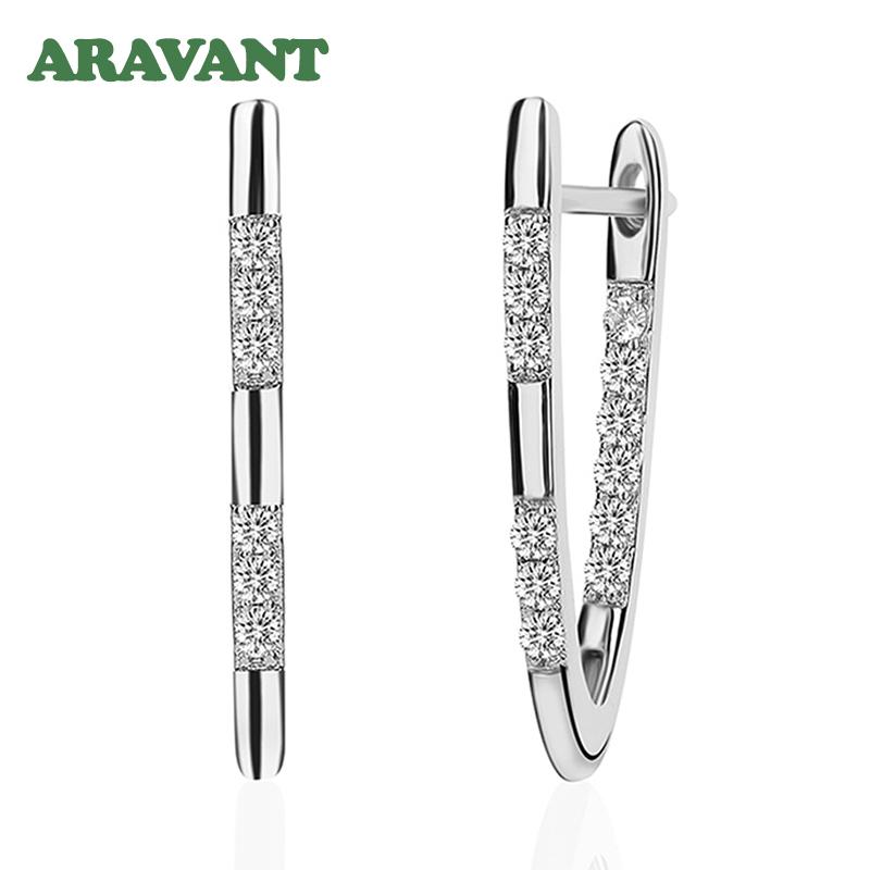 

Authentic 100% 925 Sterling Silver 30MM Hoop Earrings For Women Fashion Jewelry