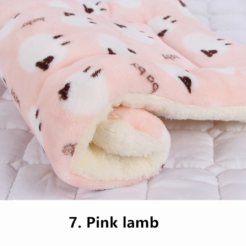 

New Dog Bed Pet Cushion Blanket Soft Fleece Cat Cushion Puppy Chihuahua Sofa Mat Pad For Small Large Dogs