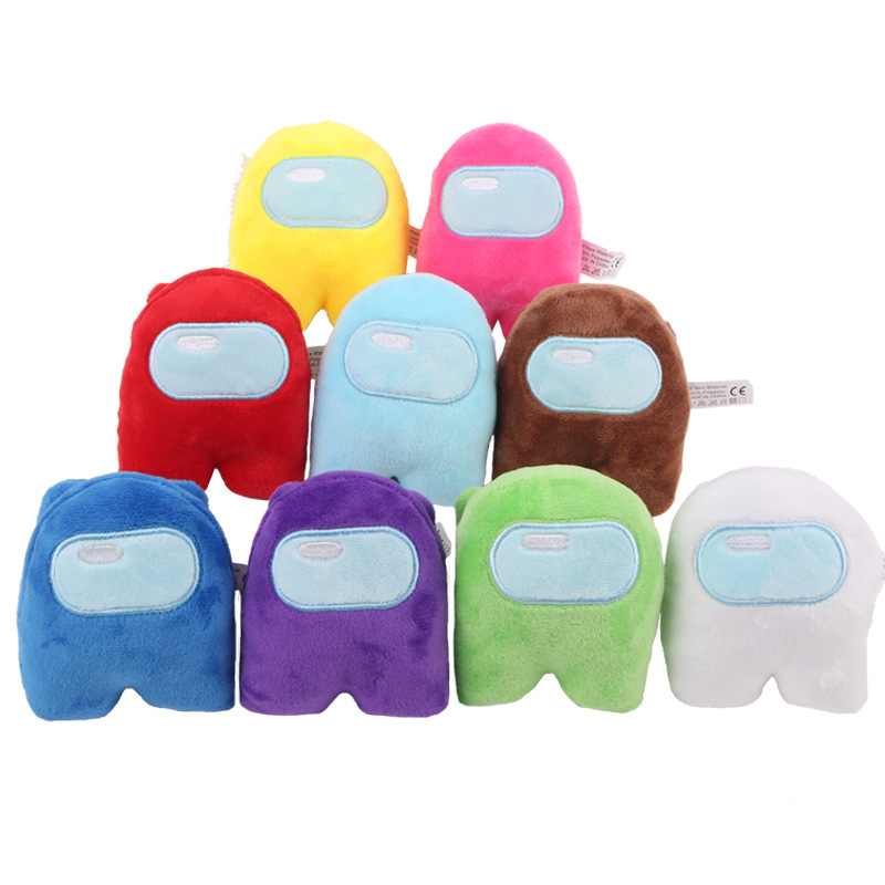 

10 Colors Soft plush toys 10cm Xmas Christmas Among Us Toy For Children Plush Cute Dolls New Year Lovely Stuffed Animals Toys Gift