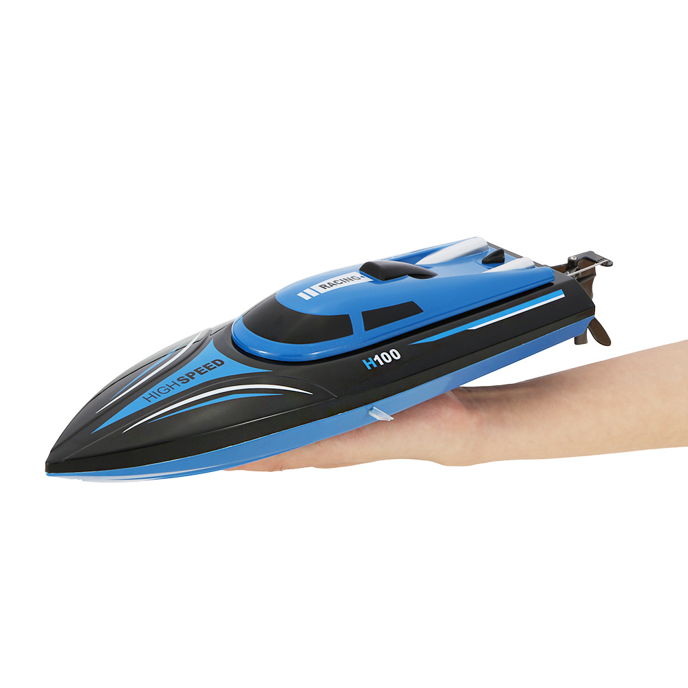 

Original Skytech H100 RC Boat 2.4G Remote Controlled 180° Flip 20KM/H High Speed Electric RC Boat, Blue