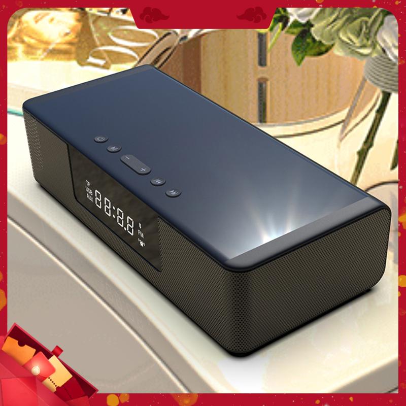 

KIITO Y11-2 New Portable Speaker Bluetooth Speaker Alarm Clock FM Radio Theater LED Display Wireless Bluetooth