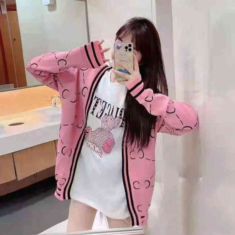 

Women' Knits & Tees Fashion Fall designer cardigan Long sleeve G print button for outdoor comfort and softness 6QYP, Green