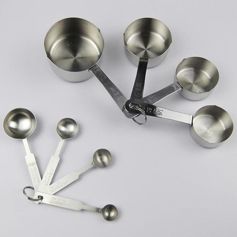 

Stainless steel measuring cup kitchen measuring spoon ladle baking coffee kitchen accessories set MJ1110