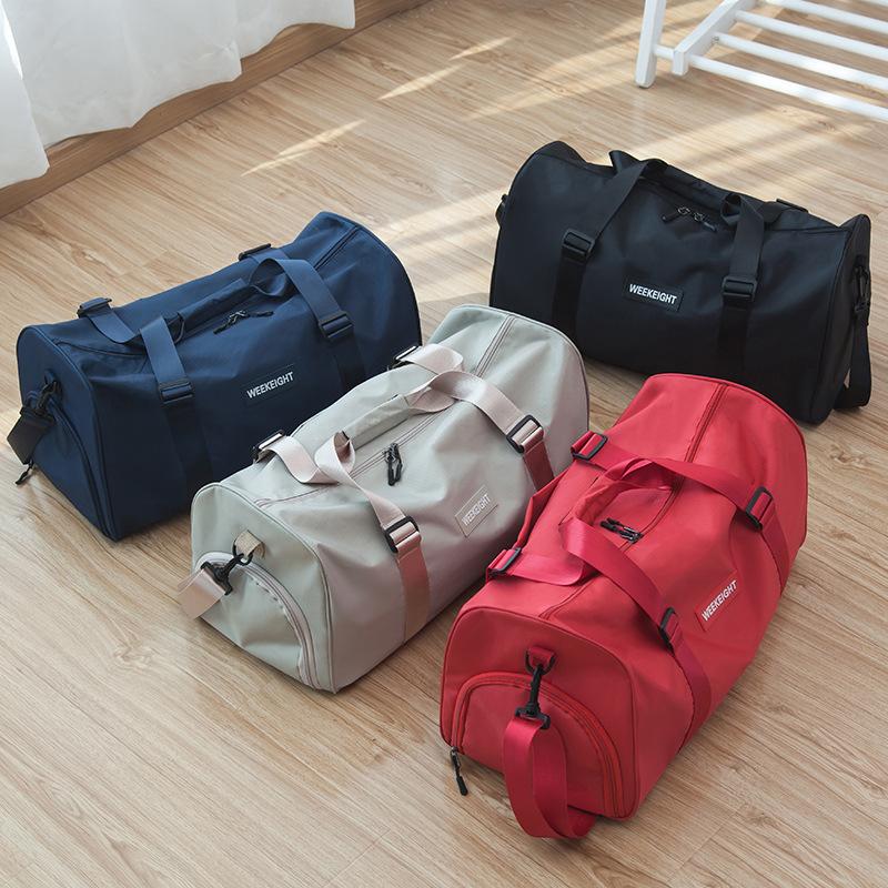 

Casual Fashion Women Travel Bags Waterproof Nylon Zipper Weekend Travel Portable Bag Luggage Duffel Bags