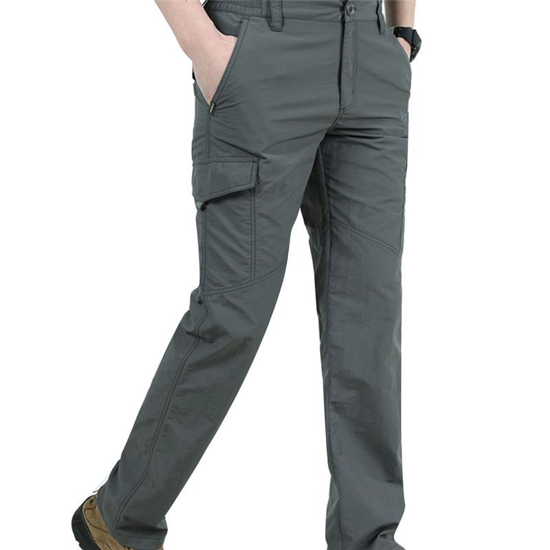 

Men Cargo Pants Men Casual Multi Pockets Large size Tactical Pants Outwear Straight slacks Long Trousers, Green