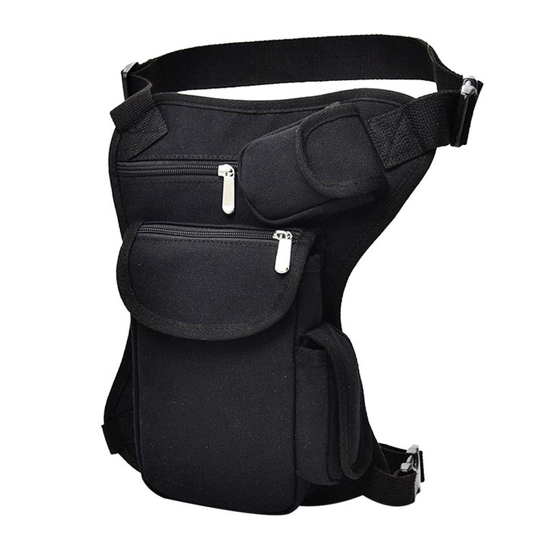 

Waist Bags Men Canvas Drop Leg Bag Casual Pack Belt Hip Bum Military Travel Multipurpose Messenger Shoulder Cycling Tactical