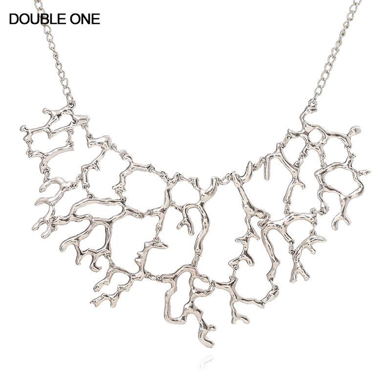 

Vintage Coral Necklace Fashion Jewelry Collar Choker Maxi for Women Party Gift