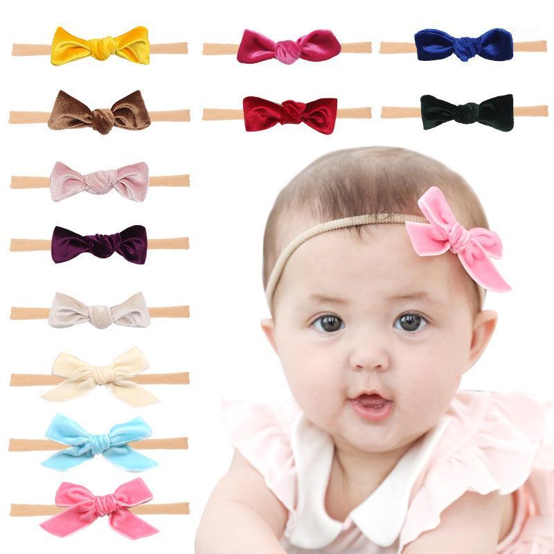 

1 PCS Headwrap Baby Girl Headband Velvet Headwear Girls Bow Knot Hairband Head Band Infant Newborn Gift Hair Accessories Clothes1, 11