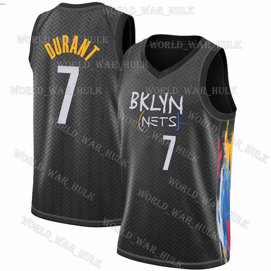 

Kevin 7 Durant Jersey 11 Irving 2020 2021 Brooklyn Nets Kyrie 72 Biggie Blue black Mens Youth Kids Basketball Jersey, Black;red