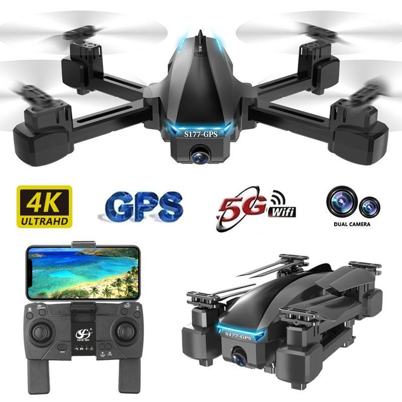 

Profissional GPS Drone With 4K 5G Wifi FPV HD Wide Angle Dual Camera Foldable Mini Dron RC Quadcopter Gift1