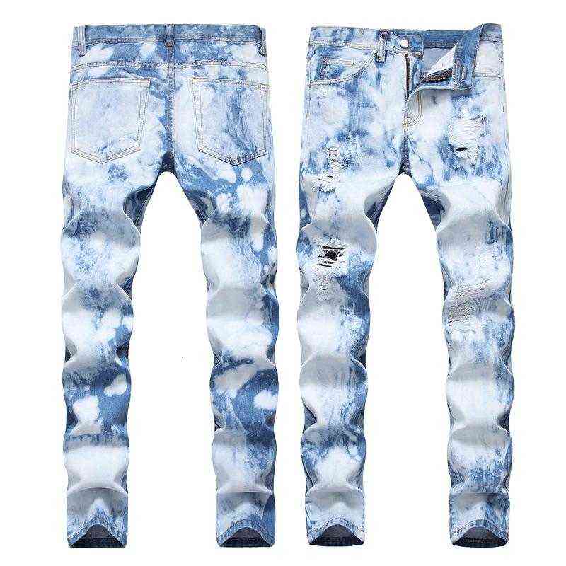

paint splatter jeans pant size  irregular mens High Waisted trousers Skinny Fit Denim jean, As picture