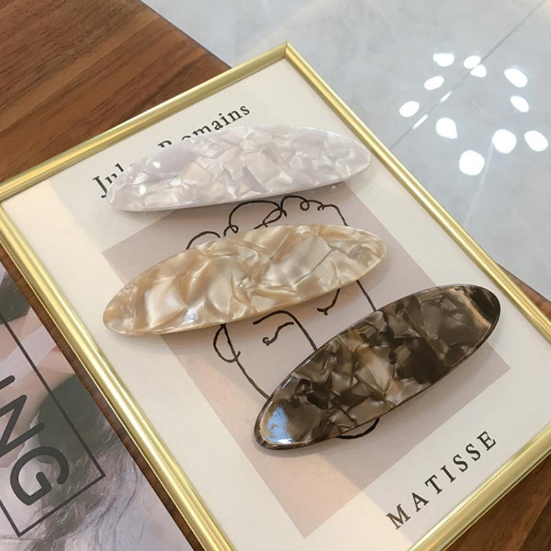 

2020 New Arrival Marble Hair Clips for Women Barrette Bobby Pin Hairpin Alloy BB Hairgrip Girls Fashion Hair Clip Accessories