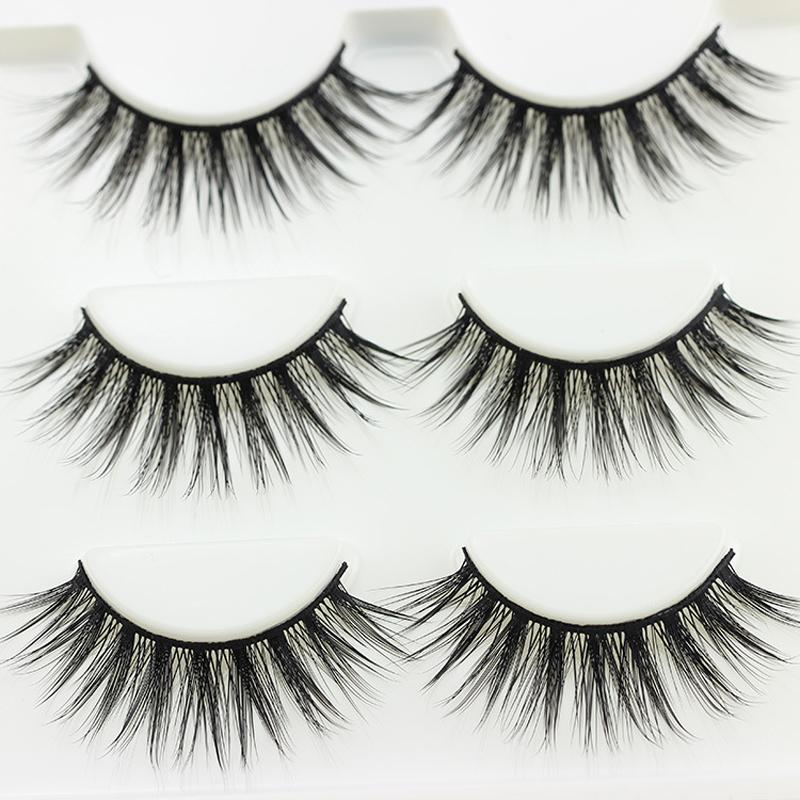 

YOKPN Charm Thick Big Eyes Lashes 3D Eyelash Extensions Multilayer Cross False Eyelashes Makeup Beauty Tools Fake Faux Eyelashes