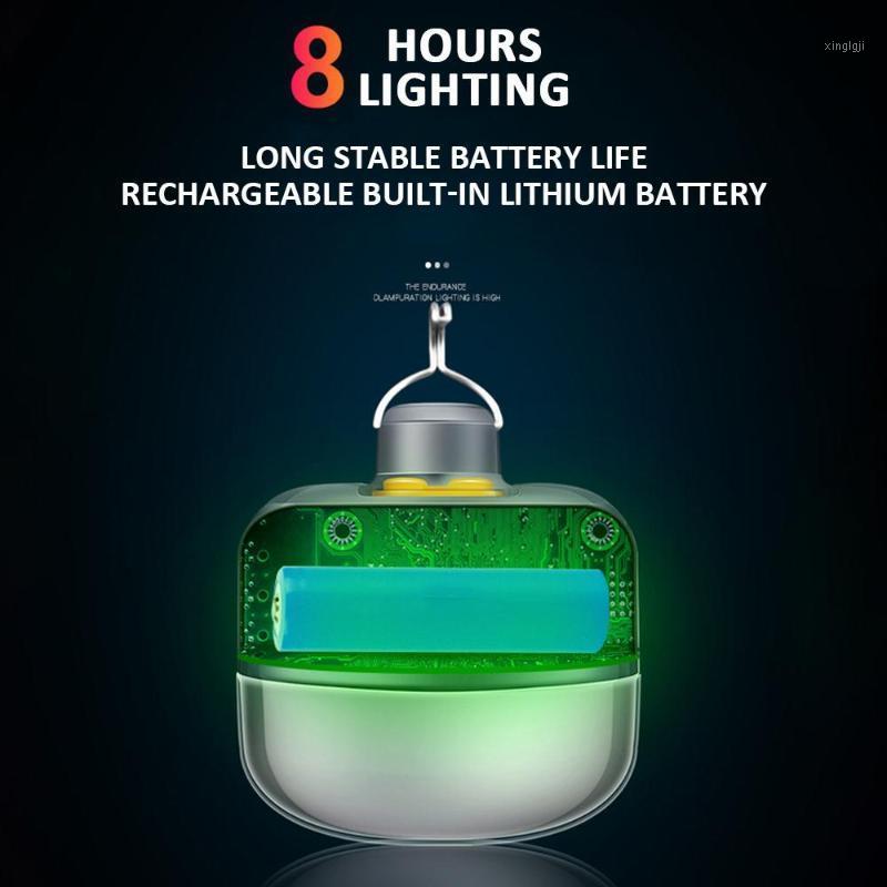 

Portable Lantern Camping Lamp 10W USB Charging DC Interfac Reading Hiking Repairing Lamps Fishing Tent Bulb Emergency 7800mah1