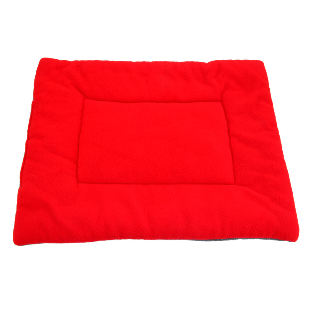 

Washable Soft Comfortable Cotton Fiber Bed Pad Mat Cushion for Pet Red