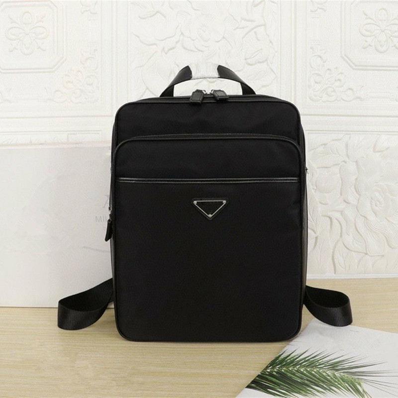 

Good sell Korean large capacity backpack for men fashion simple trend Backpacks Light Leisure Canvas bag simple student schoolbag, Black