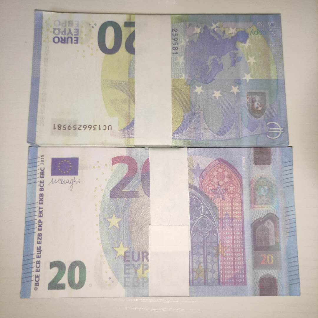 

Realistic Banknote Gift Toy Hot 20 Billet LE20-17 Children Currency Faux Props Ticket Prop Copy Bar Euro 2021 Hohvl Jedhh
