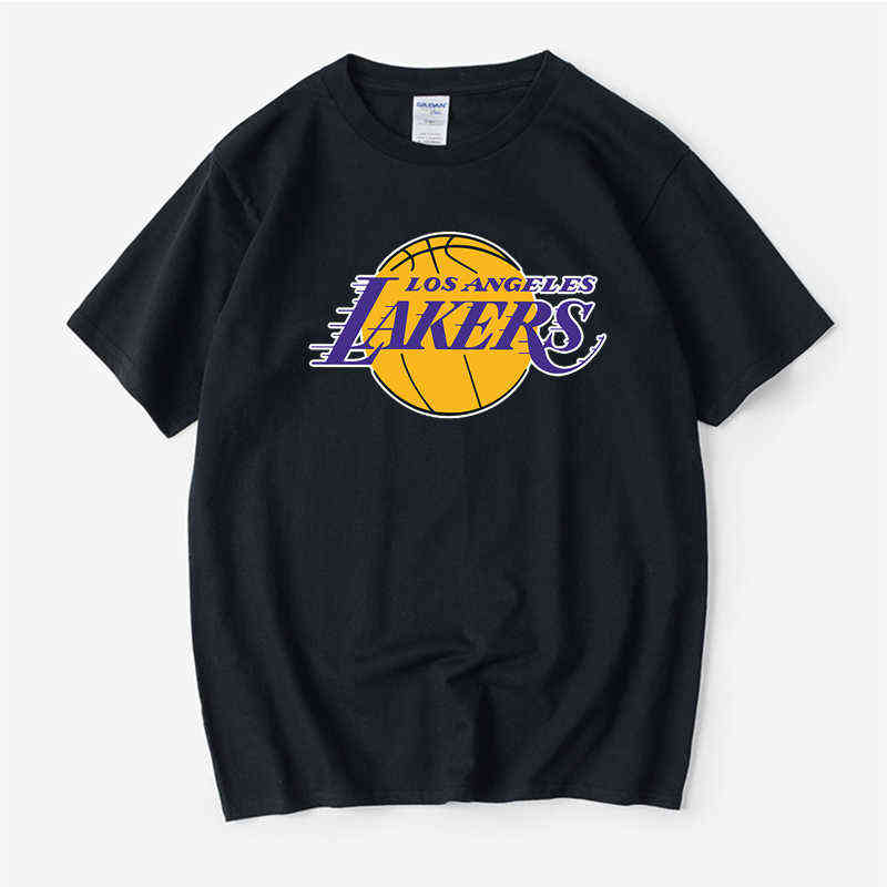 

Usa Los Angeles Basketball Team Uniform No.24 T-shirt For Men Women Harajuku Anime Oversized T shirt Men' Cotton Tops Plus Size Y220214, Pink