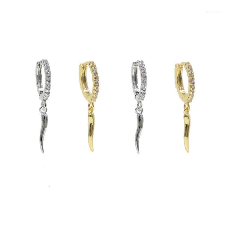 

2020 new unique design pepper chili charm dangle drop earring paved 5A cz fashion women jewelry1