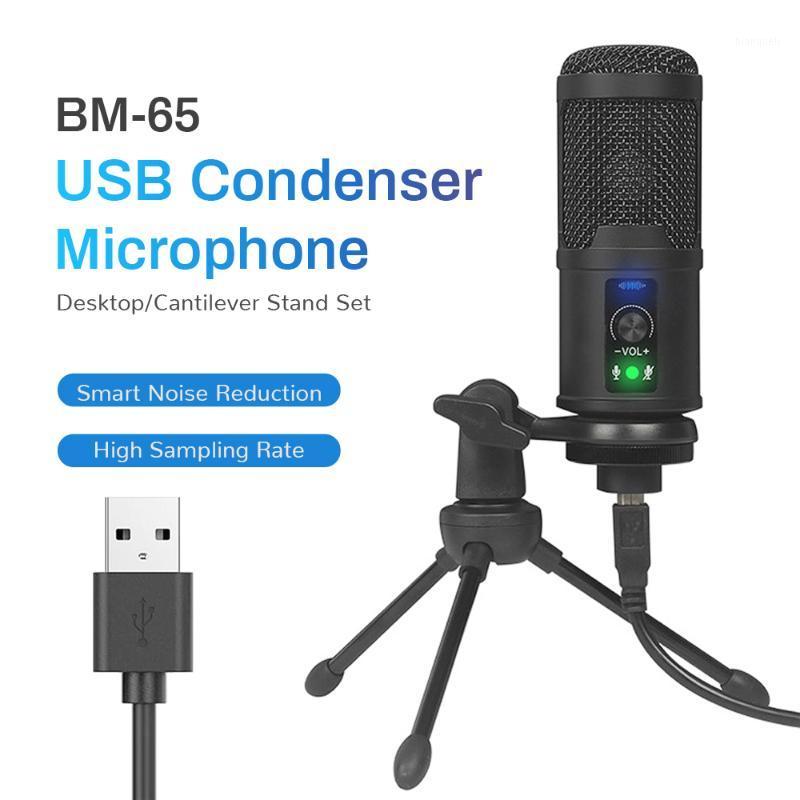 

BM-65 Profession studio USB Microphone Karaoke Singing Laptop Recording Condenser Microphone for PC Computer Gaming Stream Mic1