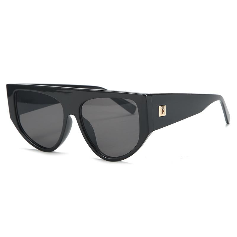 

Sunglasses BEYONDSTAR Black Cat Eye Women 2021 Yellow Cateye Shades Gafas De Sol Triangle Vintage Sun Glasses Retro G2207