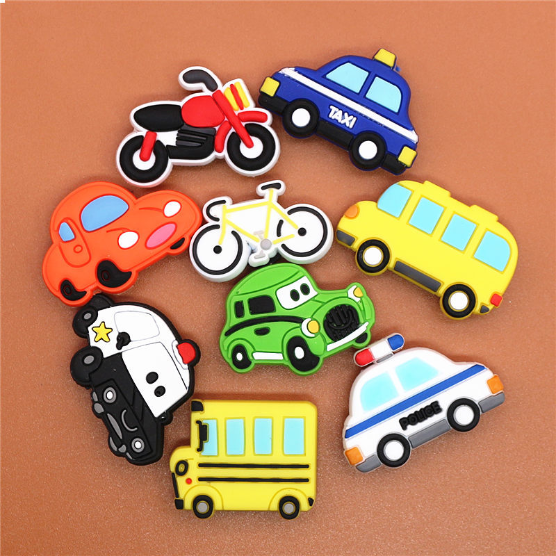 

Shoe Charms Car/Motorcycle/Taxi/Minibus/Bike Shoe Accessories Shoe Buckle Decorations Kid's X-mas