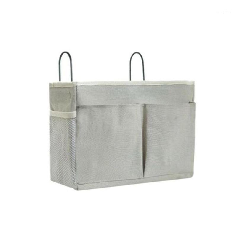 

Creative Hanging storage bag Bedside Storage Organizer Dorm Bed Magazine Book Room Bag Holder with Pocket Hook Phon B1Z81