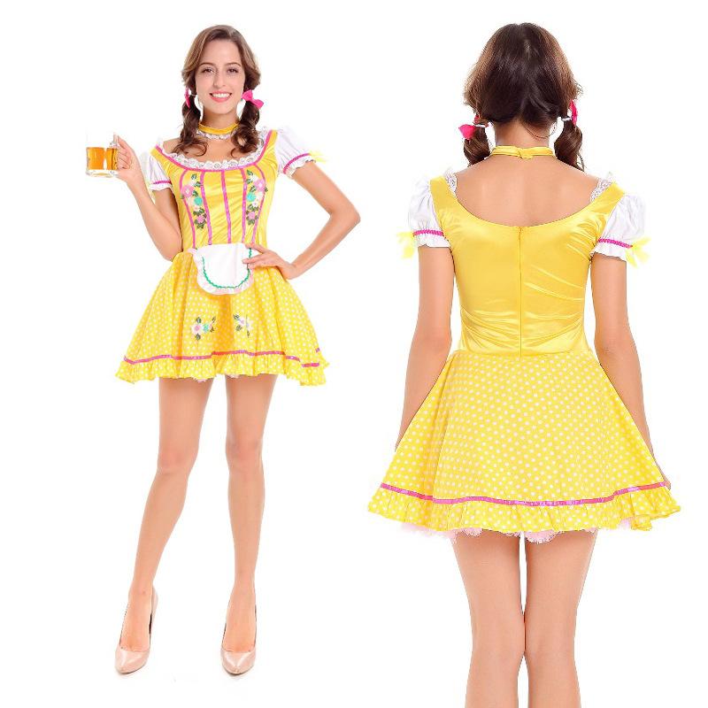 

Halloween Theme Cosplay Maid Maid Princess Dress Dress Clothing Costumes COS Adult Apparel Christmas Bar Party, 001