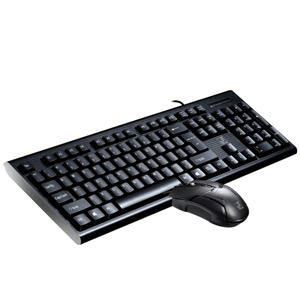 

Keyboard Mouse Set Wired Universal for Home Office Computer Desktop PC VH99