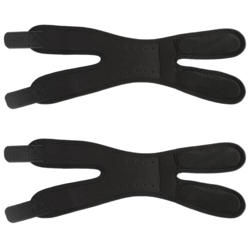 

Double Bone Knee Pad Support Pad Sports Arthritis Tendon Tension Fitness Cycling Running Breathable Knee Pads New, Black