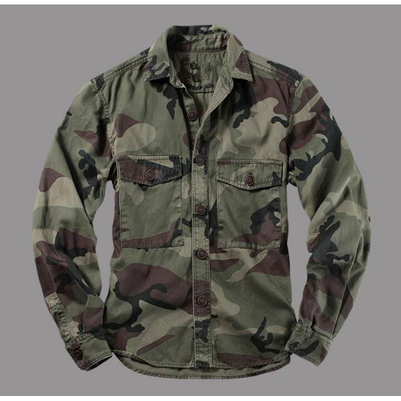 

Mountain Camouflage Shirts Men Shirt Long Sleeve Jackets Camouflage Uniform Desert Jungle Men's Tops Mens Clothing, Afn01