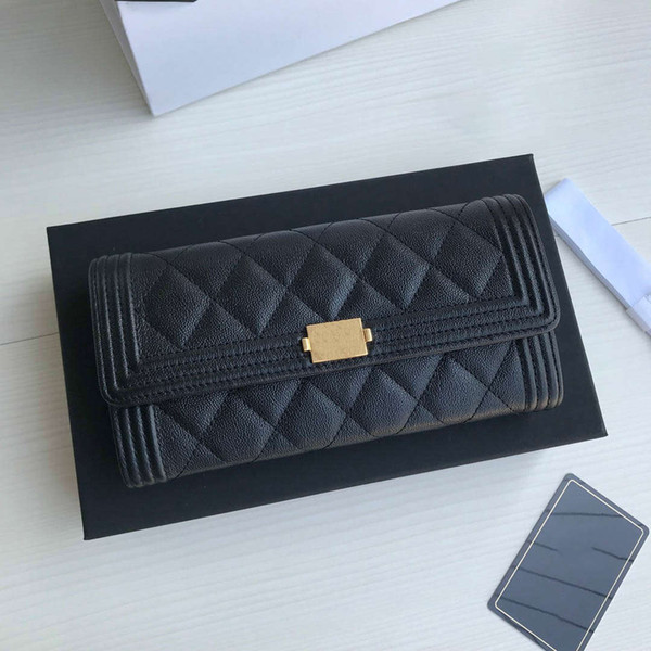 

hot best quality genuinel leather mens wallet with box luxurys designers wallet womens wallet purese credit card holder passport holder 190, Please do not select this option