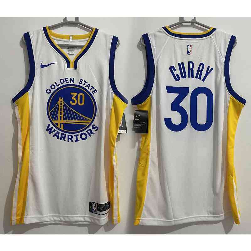

Sublimation Men's Curry 30 Jersey - White, Picture show