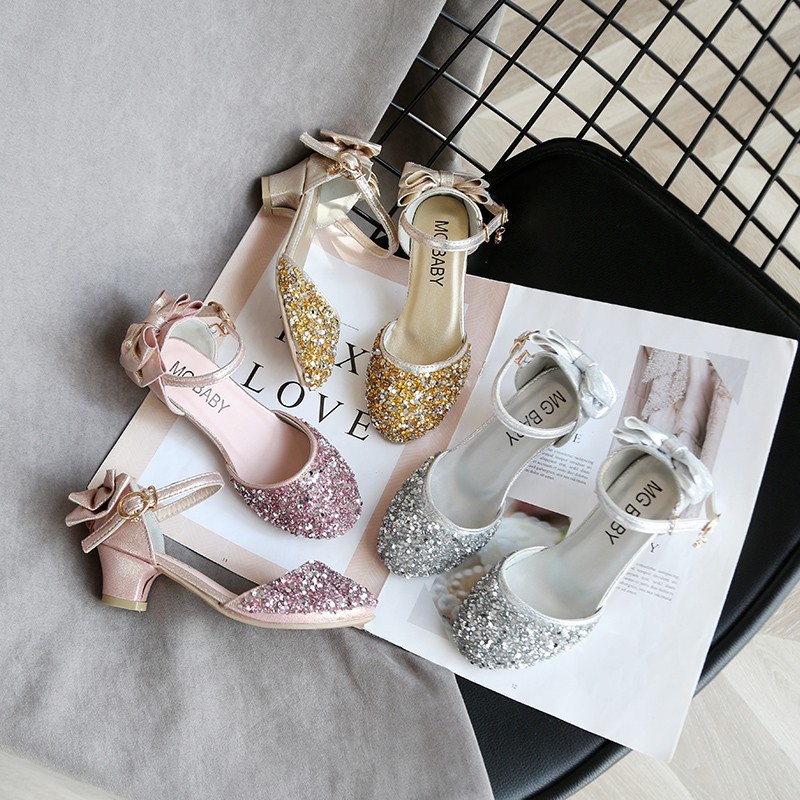 silver butterfly shoes