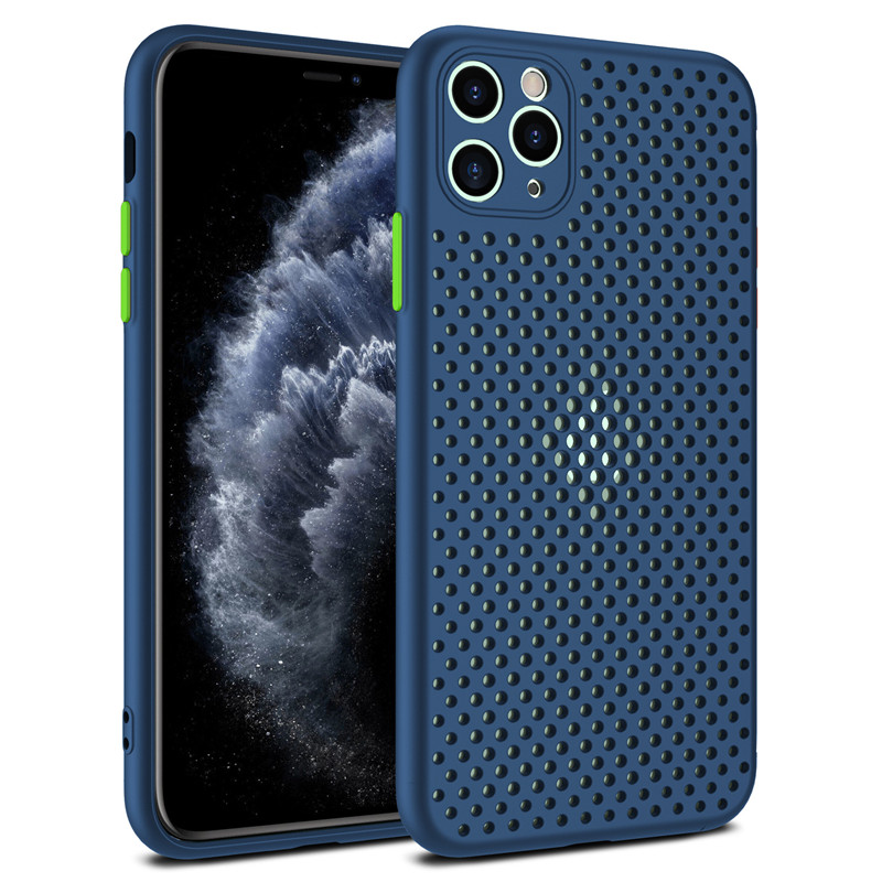 

Best Selling Mobile phone case Mesh style For iPhone 12 Mini Pro Max 11Pro XR XS X 7 8 6S Plus Max Phone shell Protective Cover For Samsung, Green