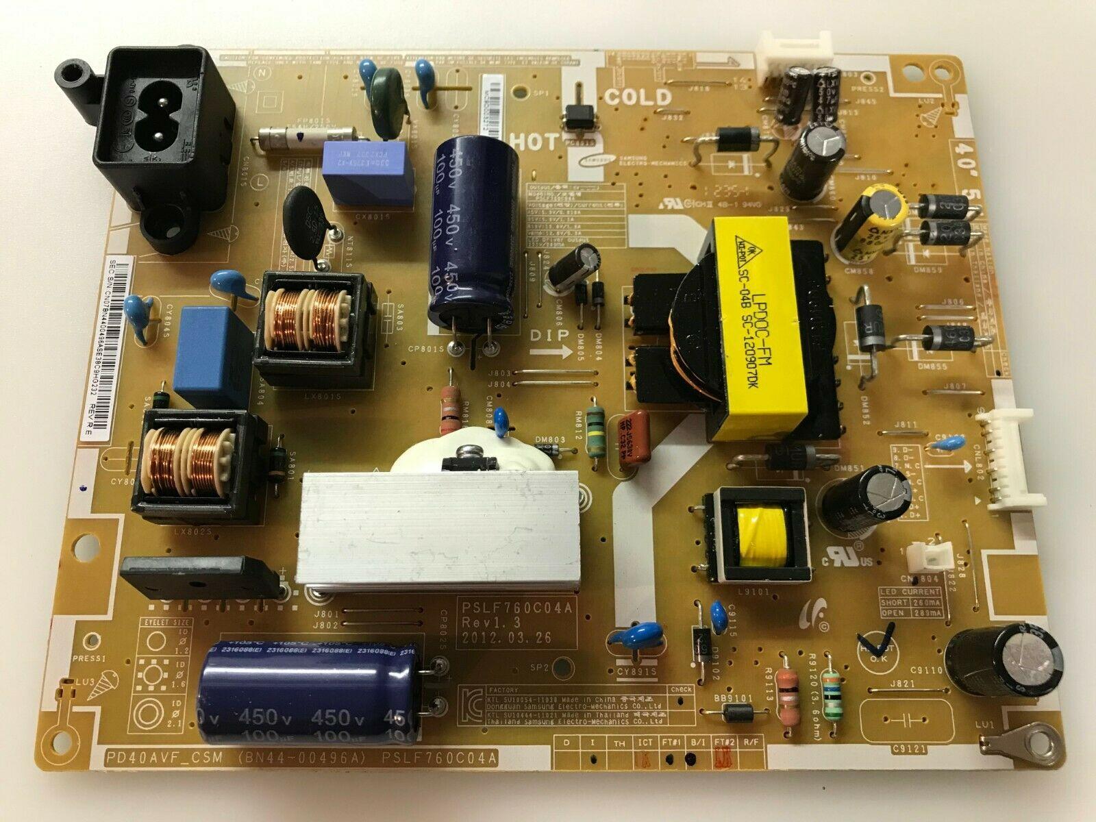 

Good test Power Supply Board for UA40EH5003R 40EH5080R BN44-00496B BN44-00496A PD40AVF_CSM