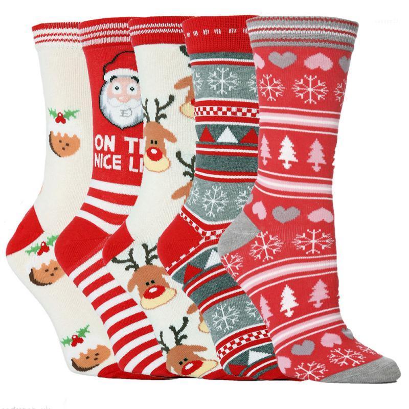 

Fashion Christmas Socks Santa Claus Gift Kids Unisex Xmas Funny Socks FOR Lady Women Santa Stockings1