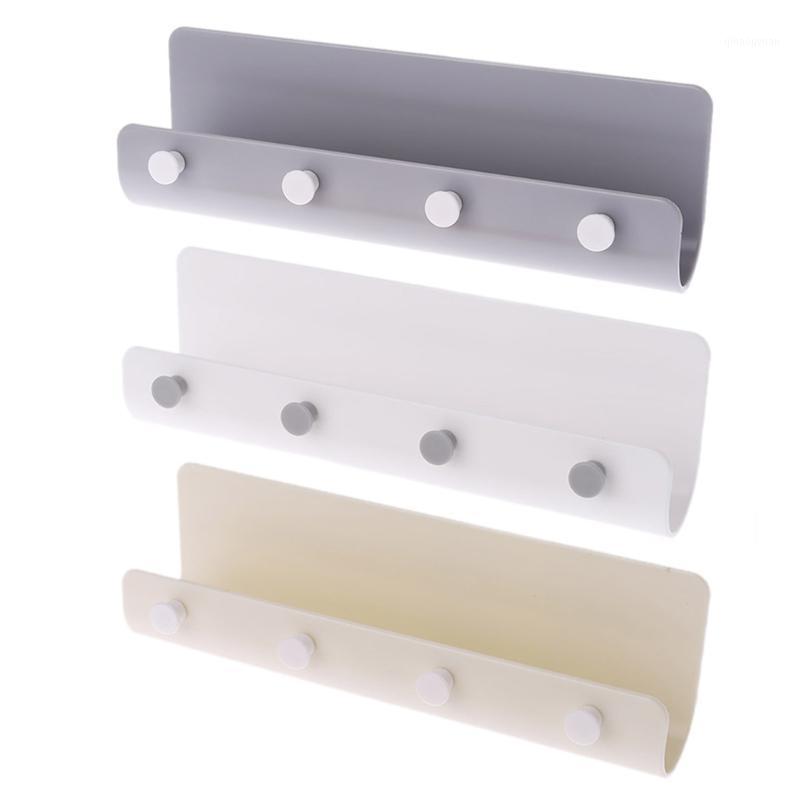 

4 Hooks Wall Mounted Keys Mail Letter Organizer Storage Rack Holder Hanger Decor1