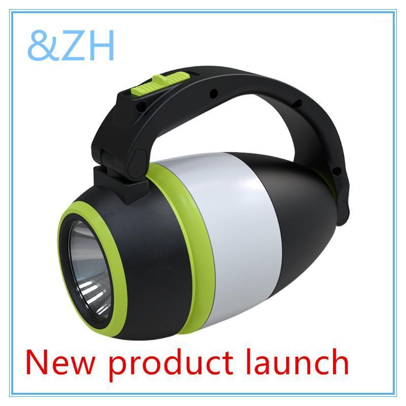 

Rechargeable LED Camping Lamp Outdoor Searchlight with 2400mAh Power Bank 3-Level Brightness Table Desk Lamp &ZH1