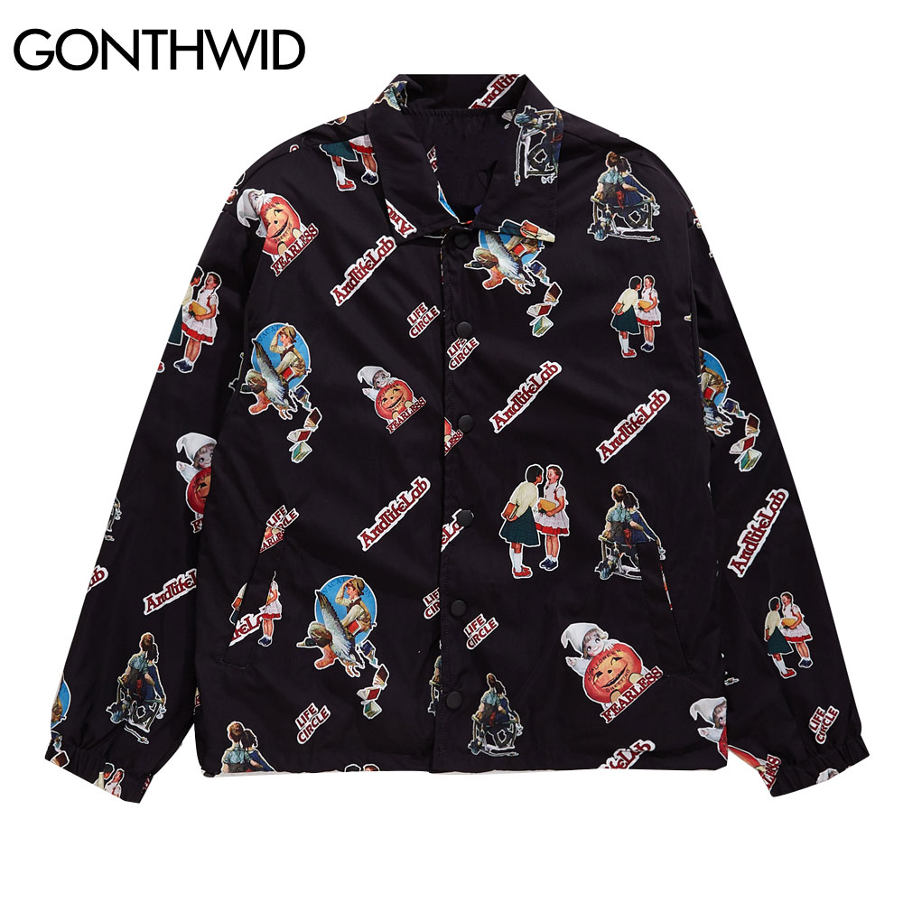 

Halloween Pumpkin Kids Print Short Style Windbreaker Jackets Coats Streetwear Hip Hop Fashion Casual Jacket Tops Mens, Blue