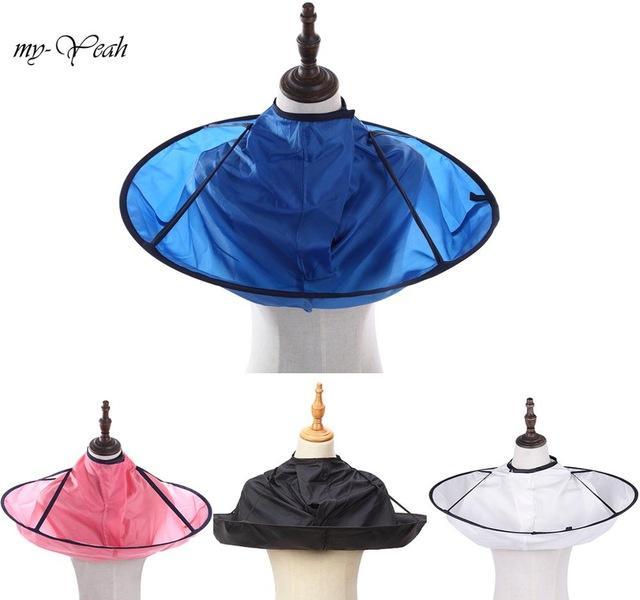 

Diy Colors Cloak Cutting Hair Cover Barber Hair Gown Cloak Products Umbrella Apron Cutting Household Wrap Cape Shave Coloring 4 sqcXg